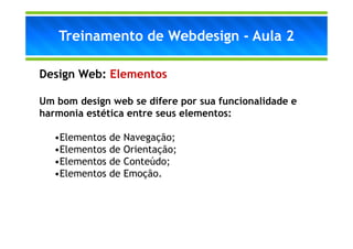 Aula 2 Webdesign