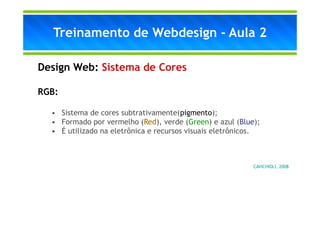 Aula 2 Webdesign