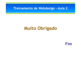 Aula 2 Webdesign