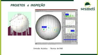 PROJETOS e INSPEÇÃO
Emissão Acústica - Técnica de END
 