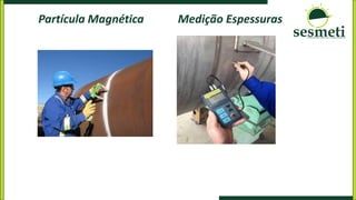Partícula Magnética Medição Espessuras
 