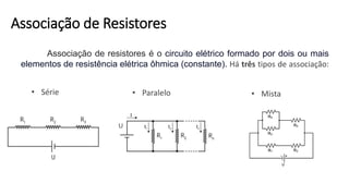 Associação de resistores - serie, paralelo e misto | PPTX