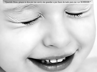 Questões epidemiológicas da cárie e a formação crítica do pensamento
Prof. Jean Santos
"Querido Deus, graças te dou por me ouvir, me guardar e por fazer de tudo para me ver SORRIR!"
 