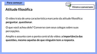 aula-4-atitude-filosofica.pdf.conteudosparaprovas. | PDF