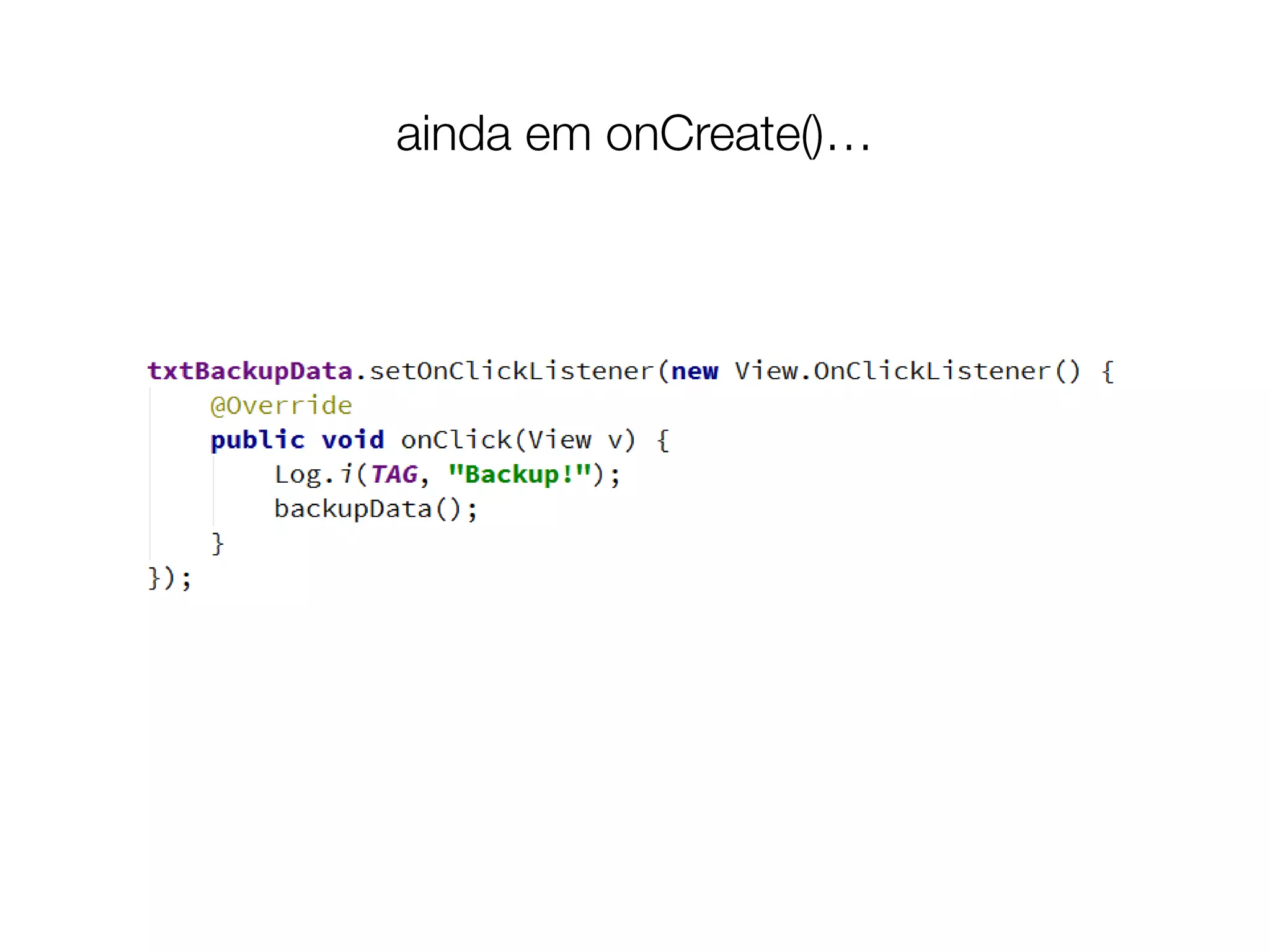 Introdução a Programação Android - Aula 5