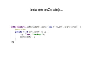 Introdução a Programação Android - Aula 5