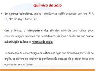 Química do Solo
 