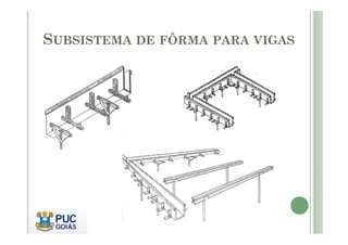 SUBSISTEMA DE FÔRMA PARA VIGAS
 