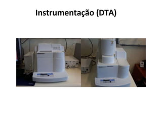Instrumentação (DTA)
 