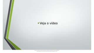 •Veja o vídeo
Document shared on https://www.docsity.com/pt/aula-atendente-de-farmacia/5033501/
Downloaded by: fernando-santos-oob (nandoscoth@gmail.com)
 