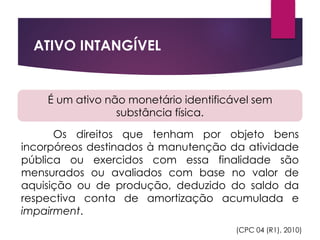 Aula de Teoria da contabilidade - Ativo e sua mensuração | PDF