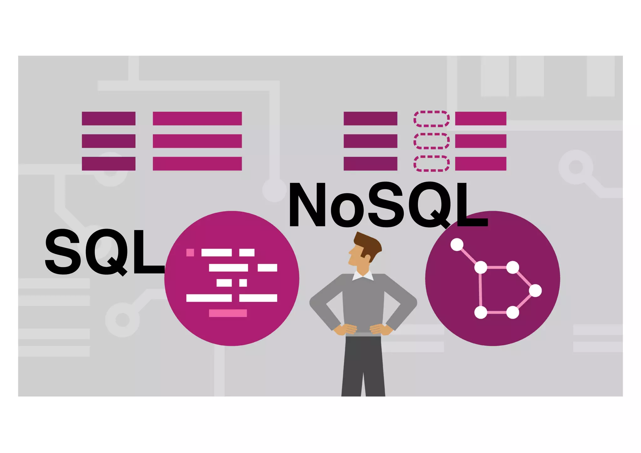 SQL
NoSQL
 