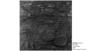 RICHTER, Gerhard 
Sternbild 
Constellation 
1969 
Oil on canvas, 70 x 70 cm 
 