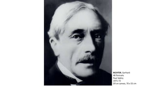RICHTER, Gerhard 
48 Portraits 
Paul Valéry 
1971-72 
Oil on canvas, 70 x 55 cm 
 