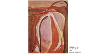 VELDE, Bram van 
Sans titre, Genève 
1966 
Gouache, 80 x 60 cm 
 