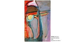 VELDE, Bram van 
Sans titre, Genève 
1967 
Gouache, 91 x 58 cm 
 