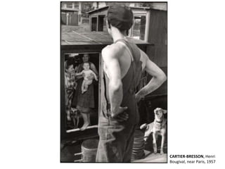CARTIER-BRESSON, Henri 
Bougival, near Paris, 1957 
 