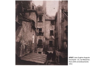 ATGET, Jean-Eugène-Auguste 
Courtyard - 21, rue Mazarine. 
Paris (VIth arrondissement) 
1911 
 