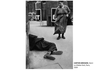 CARTIER-BRESSON, Henri 
La Villette Park, Paris, 
1929 
 