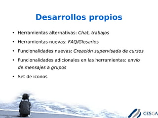 Aula Cesga, un campus virtual basado en Software Libre