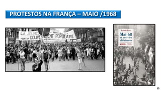 PROTESTOS NA FRANÇA – MAIO /1968
15
 