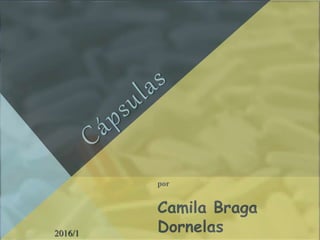 2016/1
por
Camila Braga
Dornelas
 