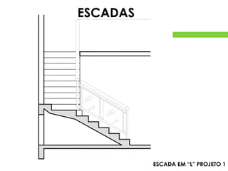 ESCADAS




          ESCADA EM “L” PROJETO 1
 
