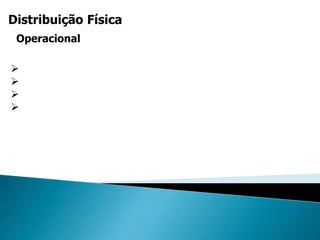 Distribuição Física
Operacional




 