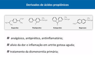 Derivados de ácidos propiônicos
 