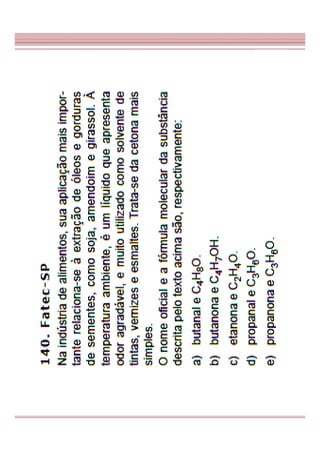 Aula  funções oxigenadas