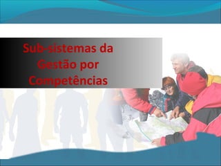 Sub-sistemas da
Gestão por
Competências

 