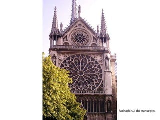 Fachada sul do transepto
 