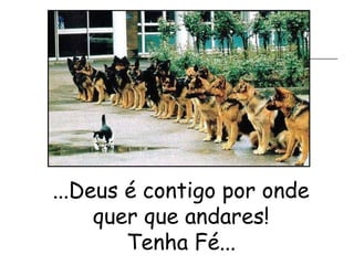 ...Deus é contigo por onde
quer que andares!
Tenha Fé...
 