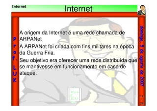 Aula - Internet