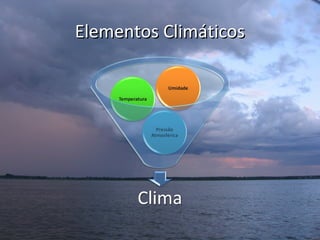 Elementos ClimáticosElementos Climáticos
 