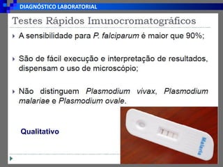 DIAGNÓSTICO LABORATORIAL
Qualitativo
 