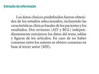 Extração da informação
 