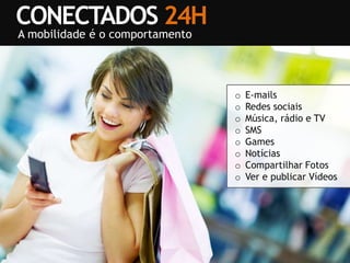 CONECTADOS24HA mobilidade é o comportamentoE-mails