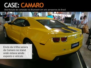 INVESTIMENTOS MOBILECENÁRIO EUA:Mais de um bilhão de investimentos em ações mobile já em 2011Expectativa de movimentação de 56,5 bilhões em 2015Dos cerca de US$ 6,3 bilhões gastos, 5,8 bilhões foram para publicidade nacional (92%) contra apenas 500 milhões (8%) em publicidades locais.E NO BRASIL?Em fase de desenvolvimento, somente 22% das empresas realizaram alguma ação em 2010.Expectativa de que 54% das empresas façam ações mobile ainda em 20111 bilhãoInvestimentoem 2011 nos EUA. Em 2015 a estimativa é56,5 bilhõesFontes: Google e E.Life