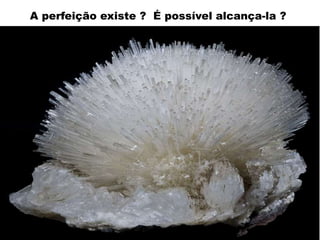 A perfeição existe ? É possível alcança-la ?
 
