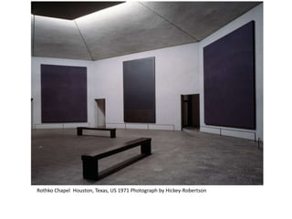 Rothko Chapel Houston, Texas, US 1971 Photograph by Hickey-Robertson 
 