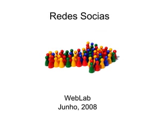 Redes Socias WebLab Junho, 2008 