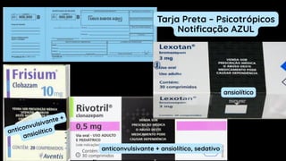 AULA SOBRE TARJAS DE MEDICAMENTOS, RECEITA E BULA | PPTX