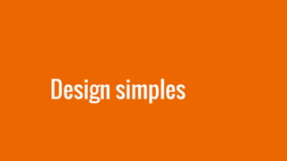Design simples
 