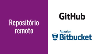 Repositório
remoto
 