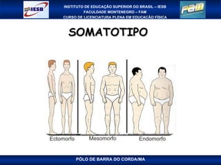 SOMATOTIPO  PÓLO DE BARRA DO CORDA/MA 