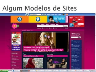 Algum Modelos de Sites