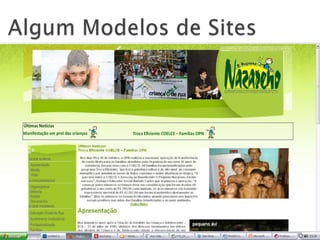 Algum Modelos de Siteshttp://www.speakvisual.com/#/spotlight