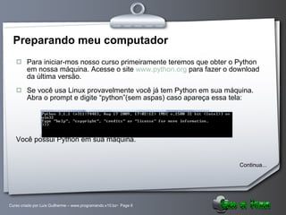 Curso Python - Aula 01 | PPS