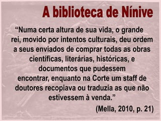 A historiografia tradicional atribui à Mesopotâmia a primazia na Revolução Urbana.